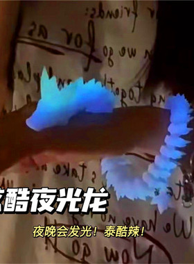 3d夜光龙新款全关节可动夜光龙