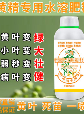 黄精老虎姜中药材专用叶面肥