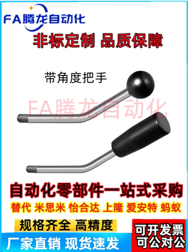 HAA46 HAA56 带角度把手304不锈钢固定型角形手柄形球头形手柄