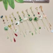 国潮旗袍压襟挂件新中式 原创复古风胸花挂饰汉服流苏胸针配饰饰品