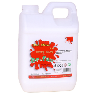 DR.FAN康汇史莱姆白胶液体胶slime做泥专用材料大桶原液起泡水晶泥隐形木工假水非牛顿手工透明胶水