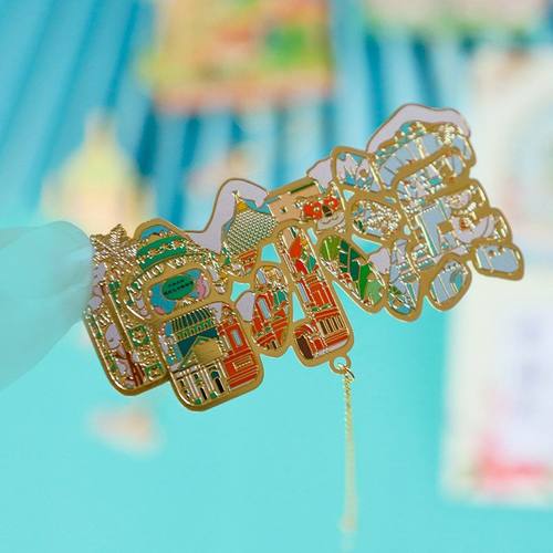 哈尔滨金属书签城市景区冰雪大世界创意旅游纪念品赠送礼品