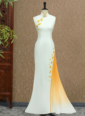 叶影舞者-（隆佳秀走秀旗袍111505）