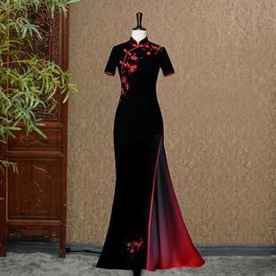 梅  落  + 尘  香-（隆佳秀走秀旗袍111423）