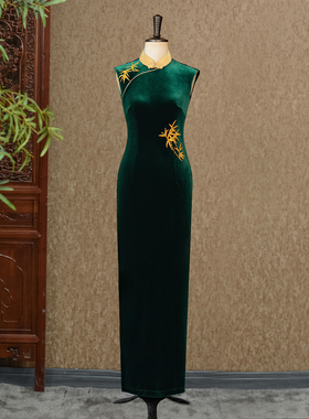 浮光竹影 -（隆佳秀走秀旗袍112104）