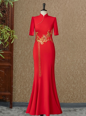 芳菲瑶琴-（隆佳秀走秀旗袍112016）