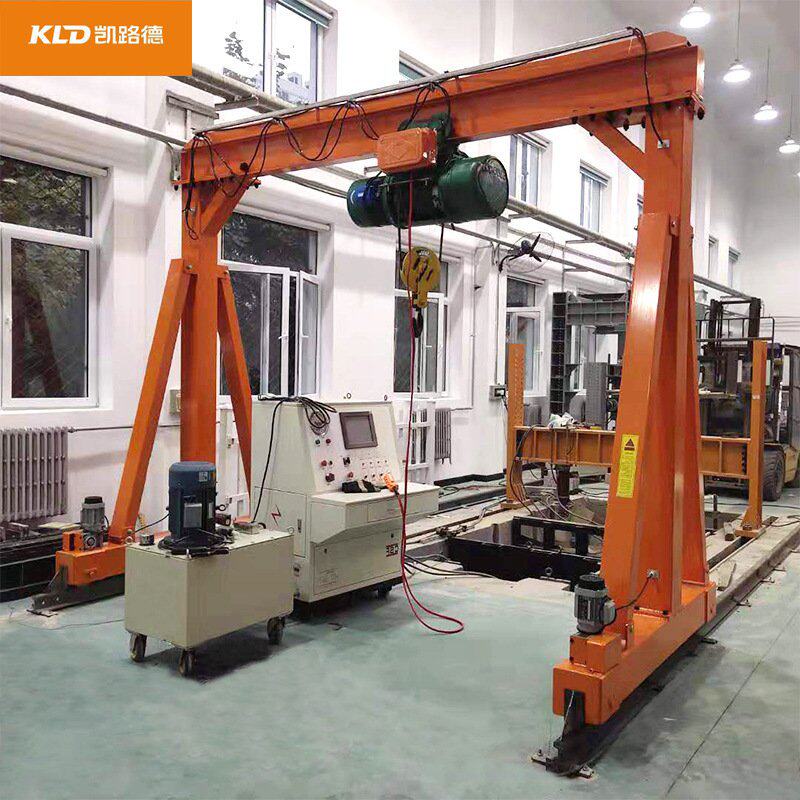 10吨轨道式龙门吊 5吨电动行走龙门架 3吨轨道起重机