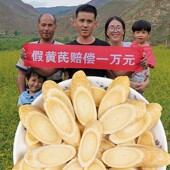 甘肃黄芪500g克野生初级北芪中药材黄氏官方旗舰店非党参当归组合