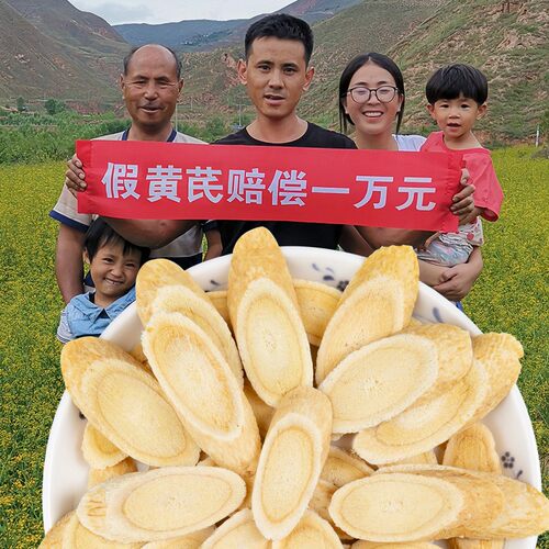 甘肃黄芪500g克初级北芪中药材