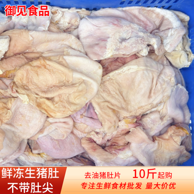 新鲜冷冻不带肚尖猪肚批发20斤整箱商用10斤餐饮卤菜煲汤生鲜食材