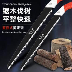 进口手锯伐木锯手持木工锯园林家用锯树果树修枝户外锯子