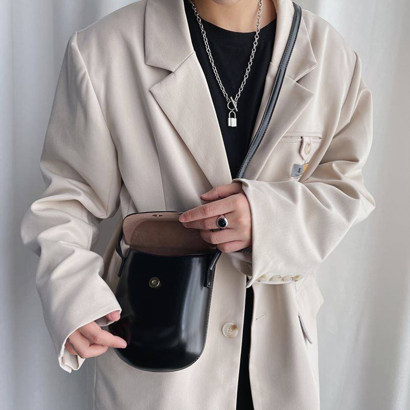 ins中性风韩版男女翻盖盒子斜挎包潮流街拍皮质硬盒小方包手机包,箱包皮具/热销女包/男包,男士包袋,淘宝优惠券,粉丝福利购,淘宝优惠卷