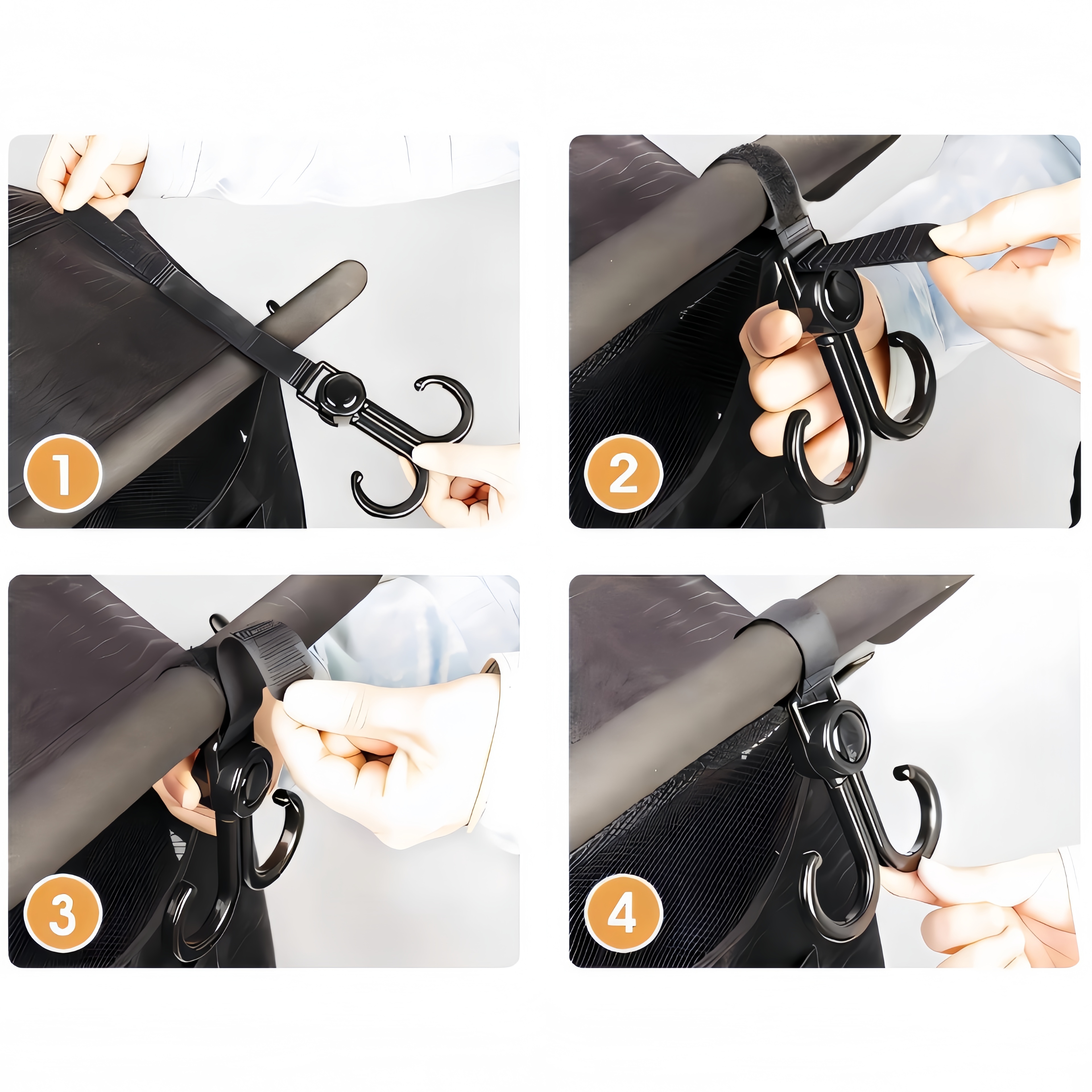 电动车挂钩婴儿车推车挂包专用勾遛娃神器通用前置挂钩