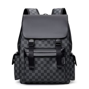 背包男士双肩包休闲通勤商务旅行包男款小型高级感大学生书包男潮