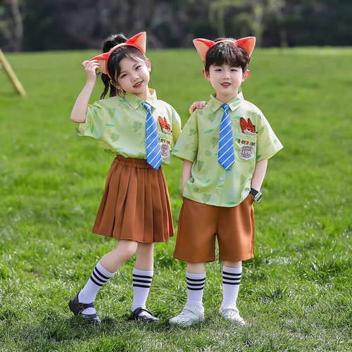 六一幼儿园演出服男女童套装
