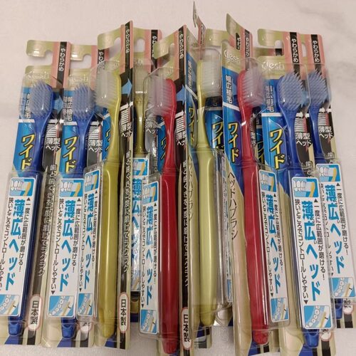 源108！日本进口clesh牙刷软毛大头高级小头高档男女学生家庭