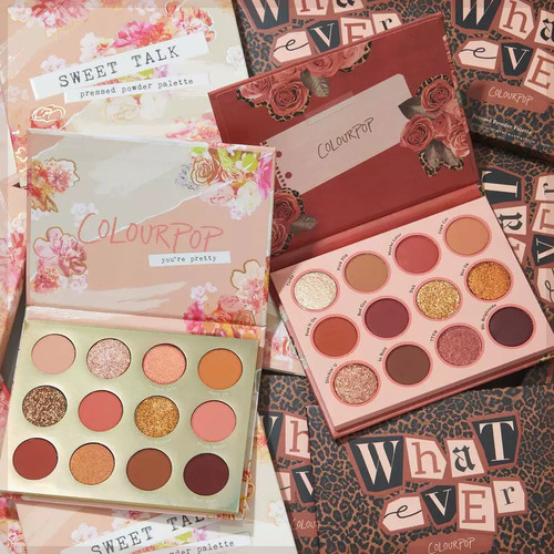 巨亏～38.88元卡拉泡泡colourpop眼影盘紫蝴蝶椰子盘蛇纹豹纹盘