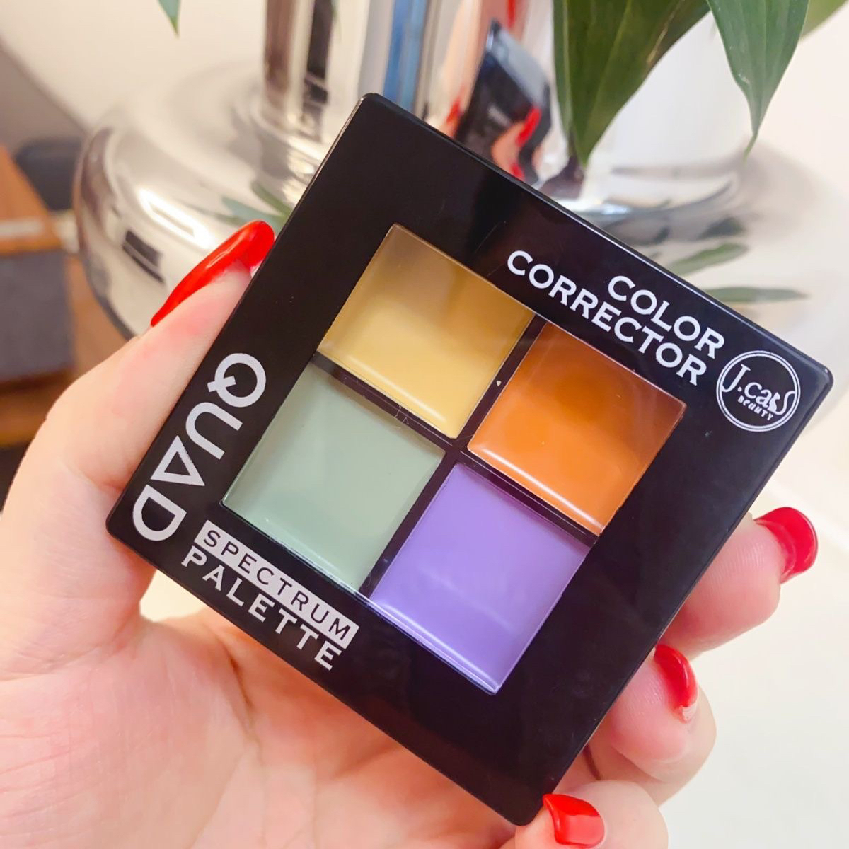 清仓美国进口J.cat 膏状高光/修容/色修盘遮瑕提亮毛孔修正肤色