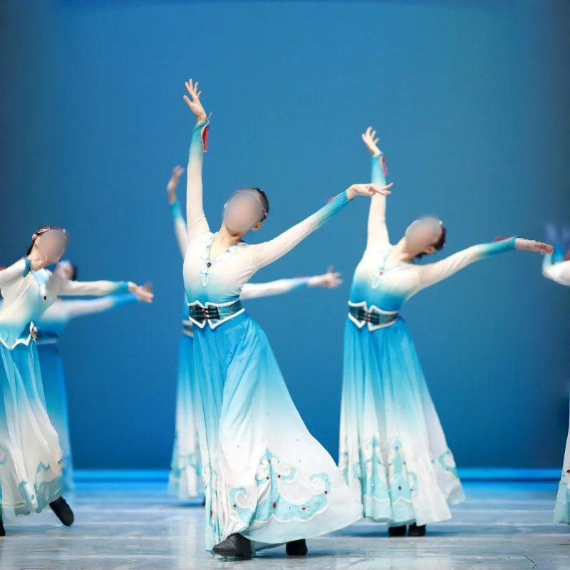 民族民间舞女子群舞同款大摆裙舞蹈演出表演服装专业定制,个性定制/设计服务/DIY,舞台演出/舞蹈服装定制/加工,淘宝优惠券,粉丝福利购,淘宝优惠卷