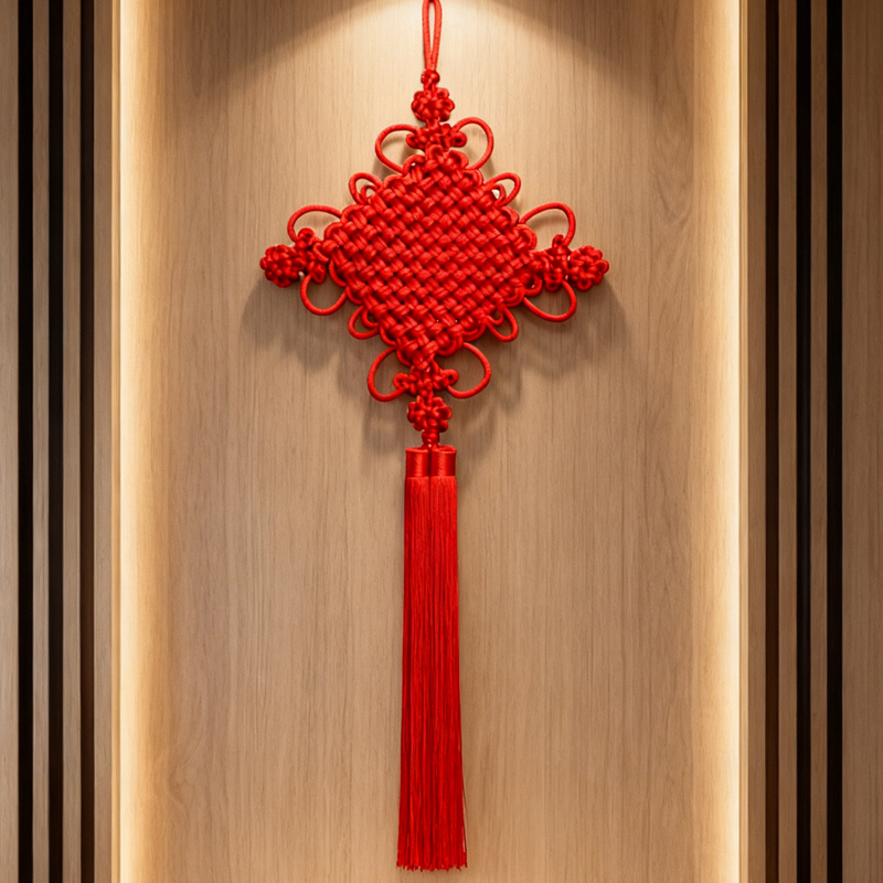 中国结挂件挂饰大号高档玄关客厅背景墙红镇宅色如意吉祥结过年