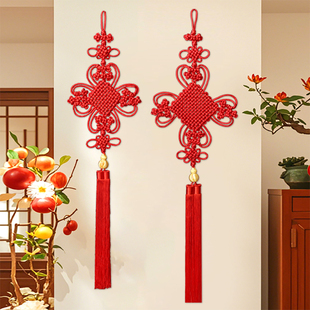 高档中国结酒店挂件客厅电视墙玄关大号乔迁新居春节镇宅商场装饰