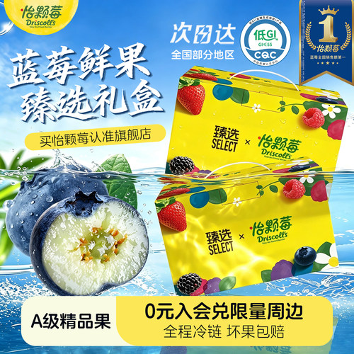 【蓝莓礼盒】怡颗莓蓝莓送礼