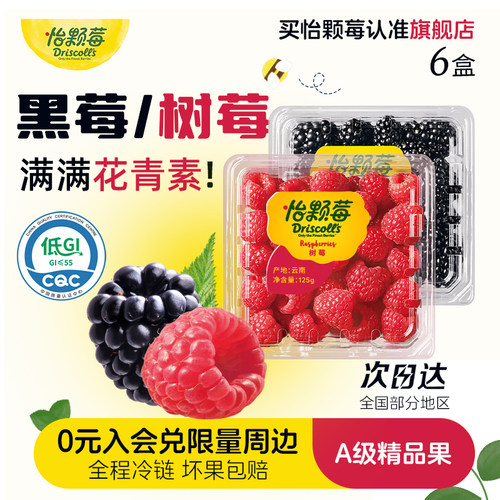 怡颗莓云南树莓新鲜黑莓鲜果