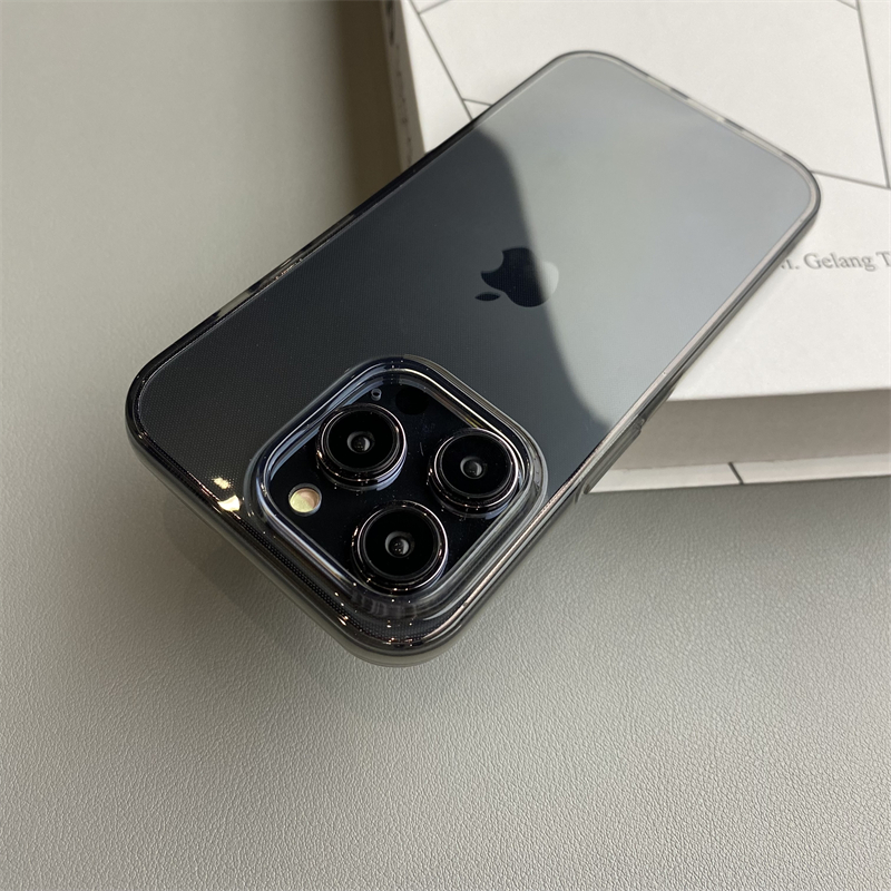 适用苹果高级感透明TPU软手机壳