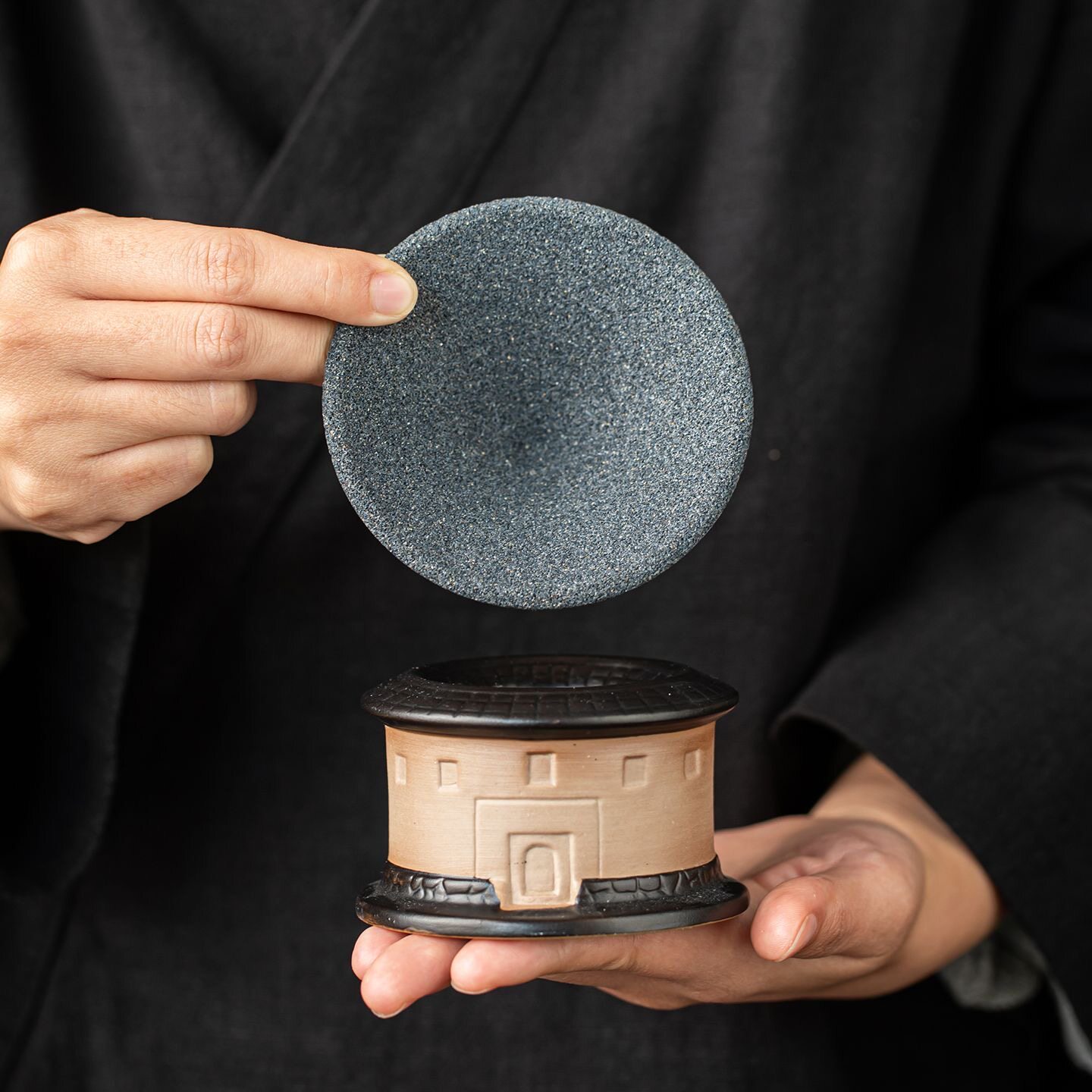 无孔全瓷土楼茶漏架茶道配件