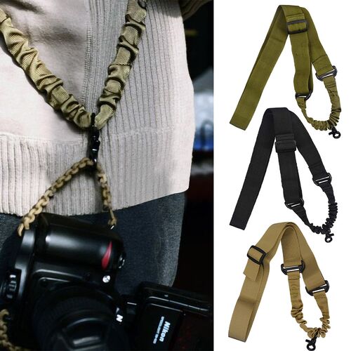 Tactical Single Point Rifle Sling Shoulder Strap Nylon Adjus