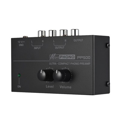 PP500 Ultra-compact Phone Preamplifier Phono Preamp Bass Tre