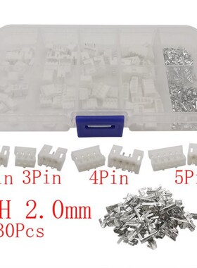230Pcs/Box PH2.0 2P 3P 4P 5 Pin Pitch 2.0mm Terminal Socket