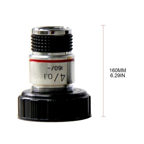 4X 10X 40X 100X Microscope Objective Lens Achromatic Object