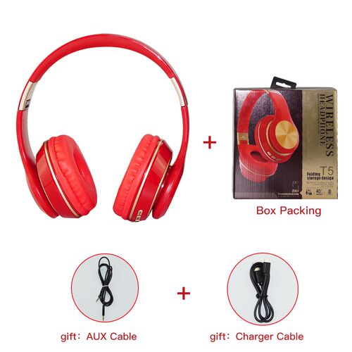 Bluetooth Headphone Over Ear 9D Stereo Wireless Headphones w