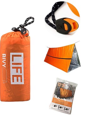 2Person Emergency Shelter Waterproof Thermal Blanket Rescue