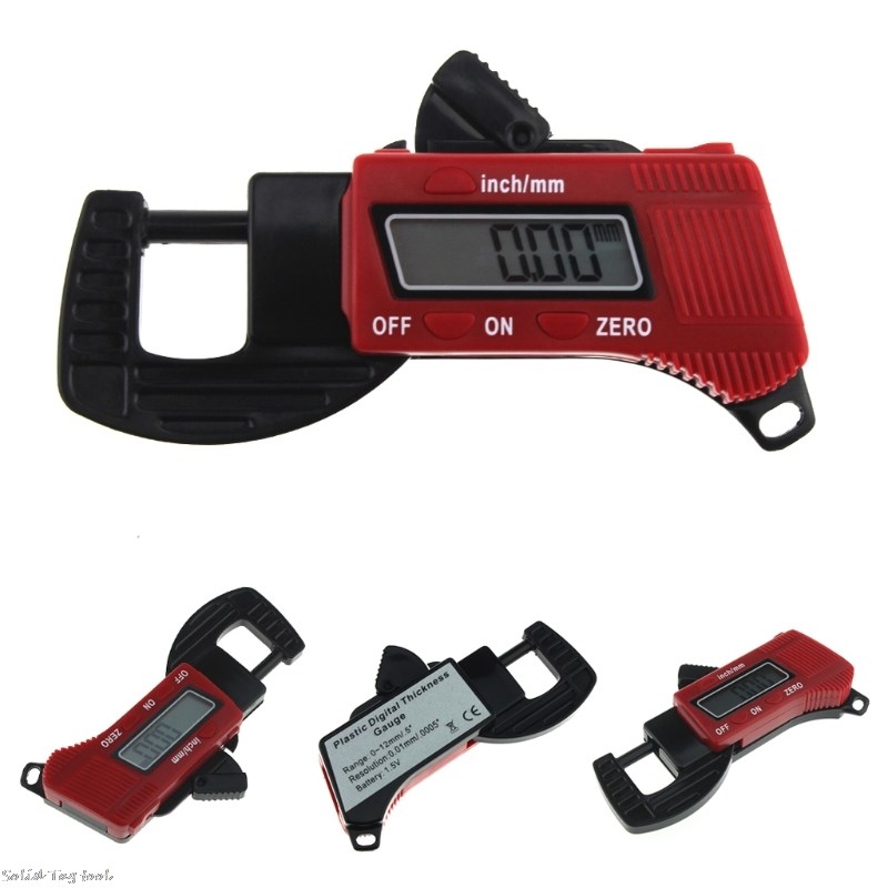 0-12mm Digital Electronic Thickness Gauge Jewelry Ruler Diam