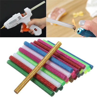 30Pcs/set Colored Hot Melt Glue Sticks 7mm Adhesive Assorted