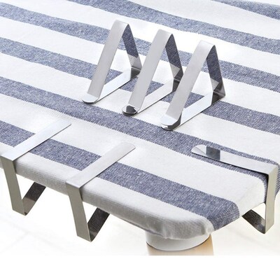 A69E Tablecloth Clips Picnic Table Cloth Cover Clamps Flexib