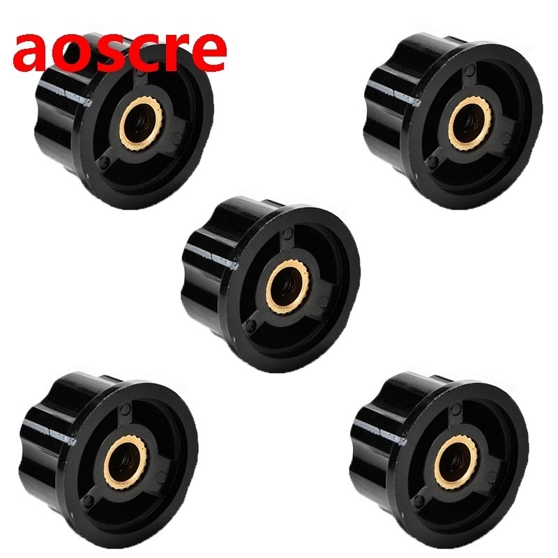 New 5PCS Adjustable 6mm Knurled Shaft Potentiometer Volume C