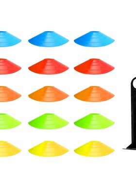 15 Pcs/set Football Training Cones Soccer Entertainment Spor