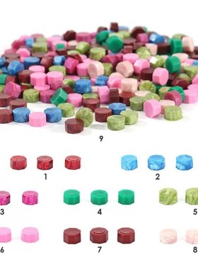 100pcs DIY Vintage Wax Granule Seal Stamp Beads for Wedding