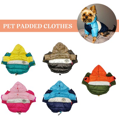 Autumn Winter Pet Clothes 适用于 Small Dogs Waterproof Hoode