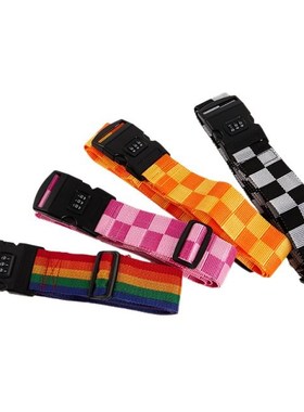 Adjustable Baggage Belt Travel Rainbow Luggage Suitcase Stra