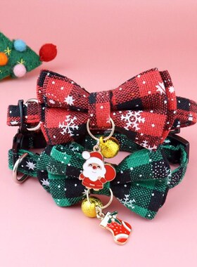 Christmas  Collar Big Bowknot Holiday s Dog Bow Tie Ad