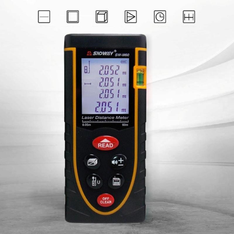 sndway laser distance meter 50m 60m 100m electronic roulette