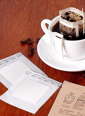 50pcs Drip Coffee Filter Bag Portable Hanging Ear Coffee Tea