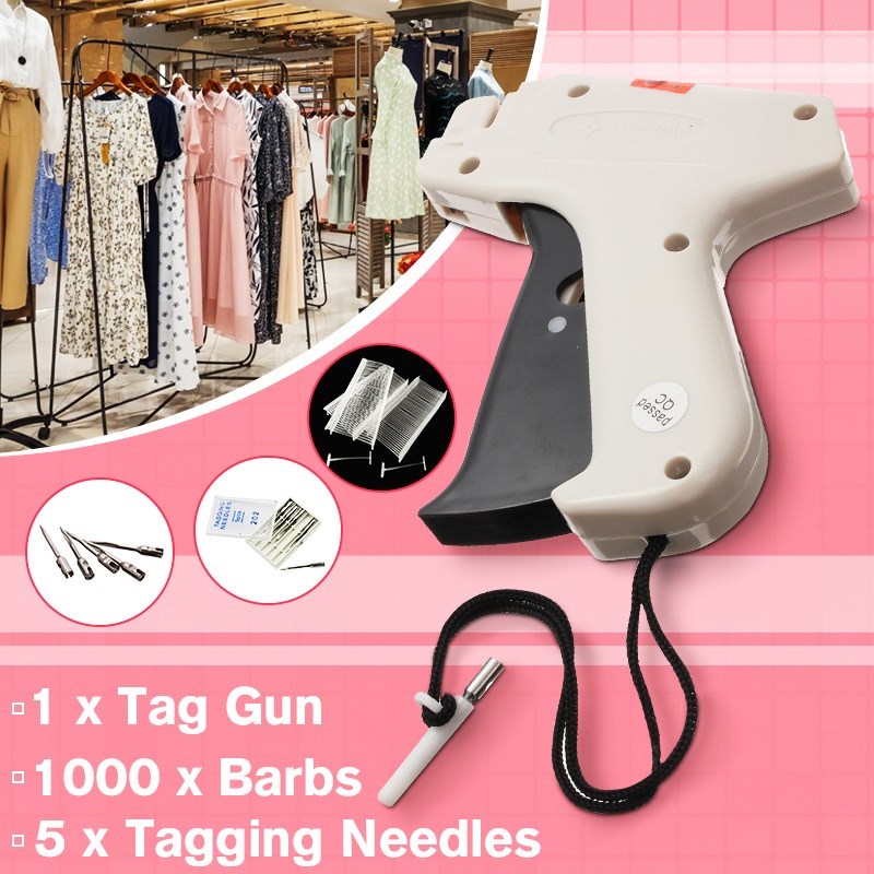 1Set Clothes Gart Price Label Tagging Tag Tools Machine+1000