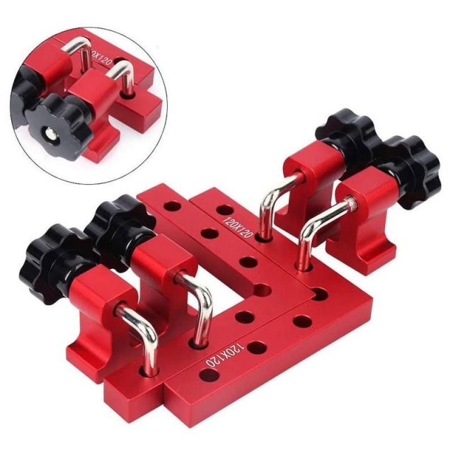 1 Set Corner Clamp Auxiliary Positioner Right Angle Pliers A