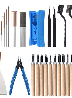 35 Pieces of 3D Printer Tool Kit 7 Sizes of Cleaning Pins Tw