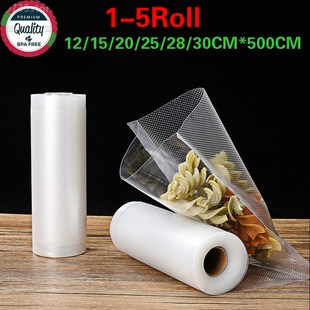 2 Roll Food Vacuum bag Sealer Bags Storage Bag For kitchen P